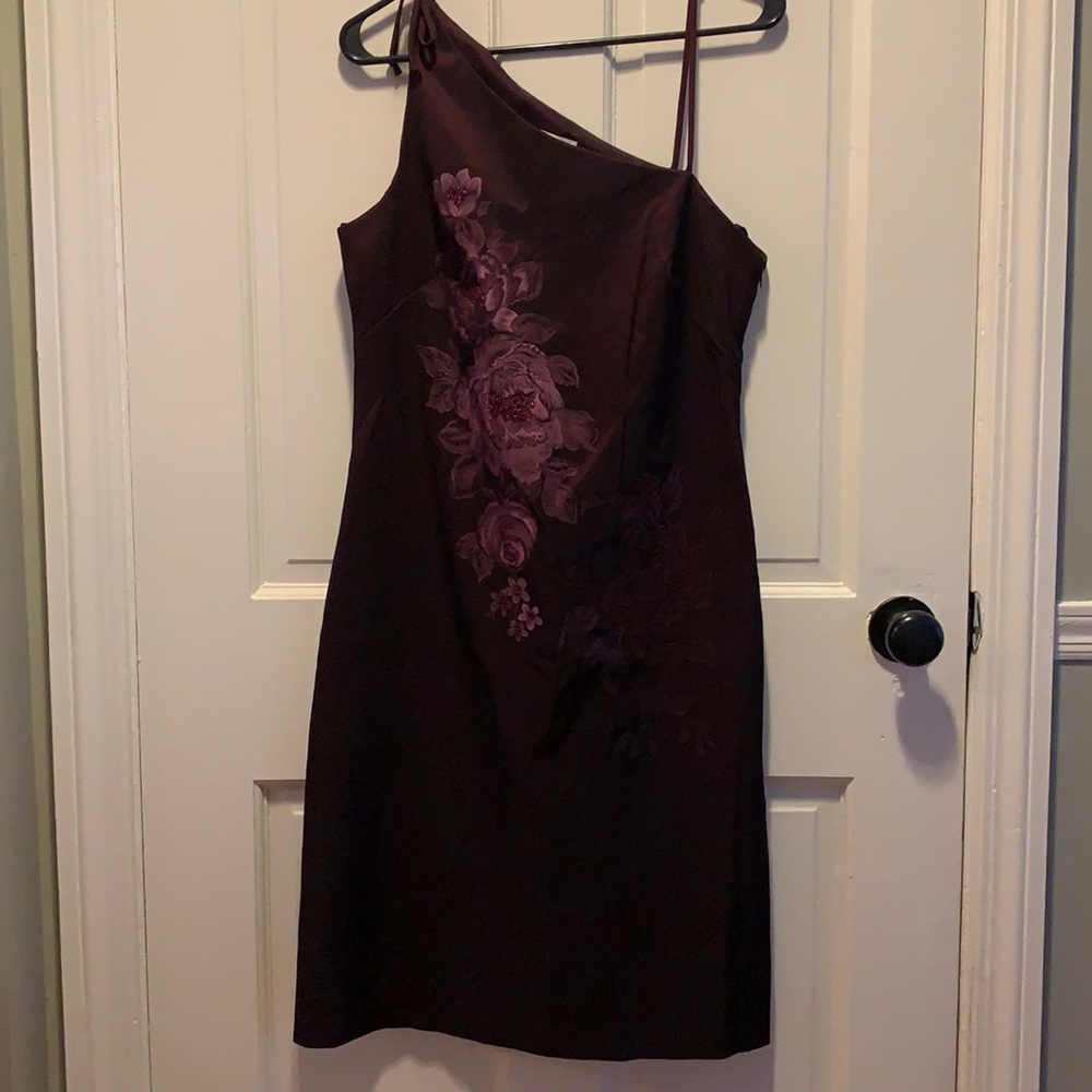 Beautiful Deep Maroon Cocktail Dress